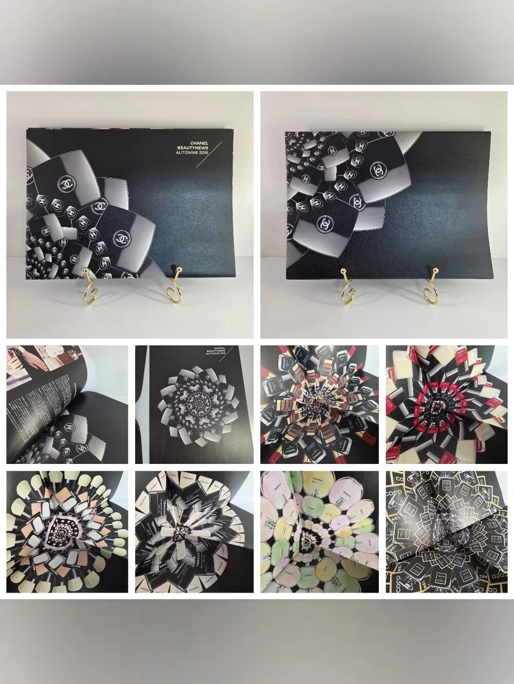 Authentic Chanel Collectible Beauty Catalog And Magazines- 12 Set